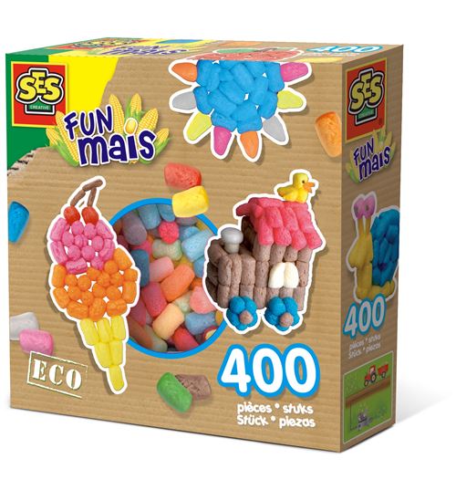 SES Creative funmais Mélange de 400 pièces multicolores
