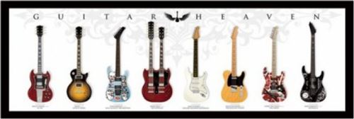 Guitares Midi Poster - Guitar Heaven (30x91 cm)