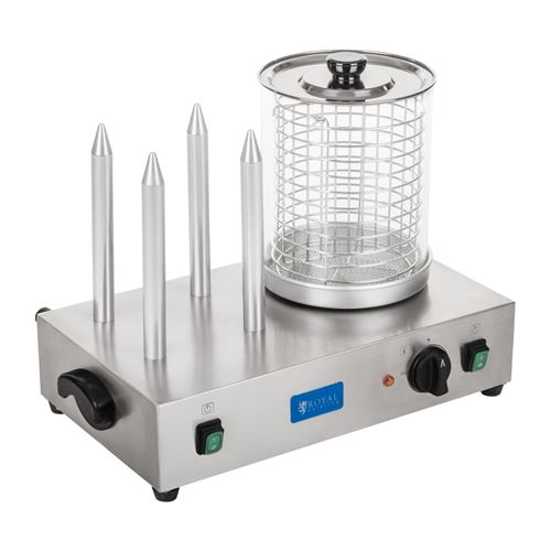 Helloshop26 3614094 Appareil machine &agrave; hot dog professionnelle, 300 W