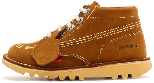 Kickers Kick Hi Core Infant Cuir Ankle Bottes en Tan Nubuck 1KF0000408TDG