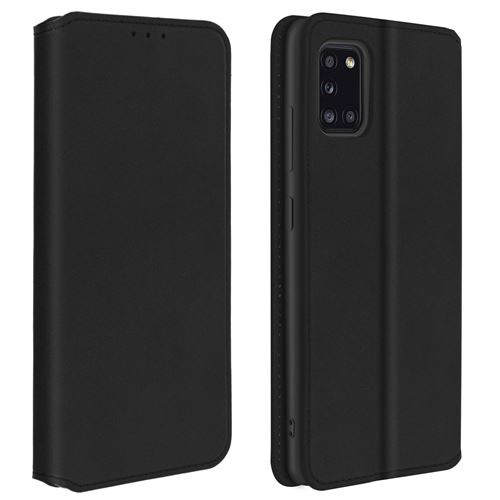 Avizar Housse pour Samsung Galaxy A31 Étui Folio Portefeuille Fonction Support Noir