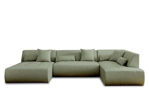 Lisa Design Onyx/Vert Canapé Modulable - Sauge - Image 2