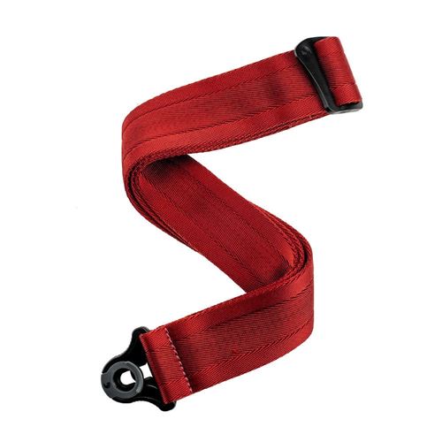D'Addario 50BAL11 - Sangle Auto Lock pour guitare, Blood Red