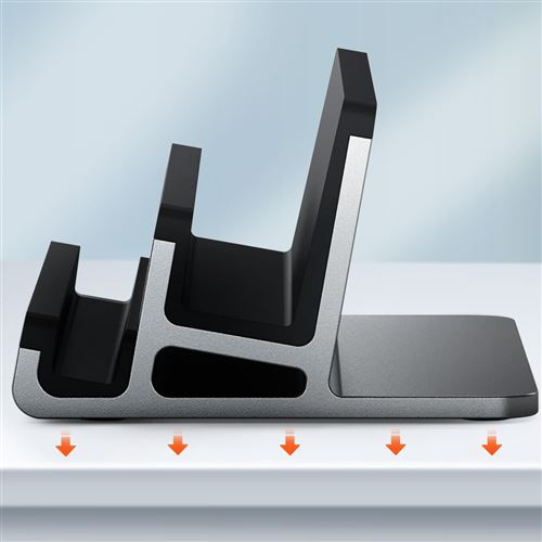 Double support vertical pour iPhone, iPad et Mac - Satechi - Support pour  ordinateur - SATECHI