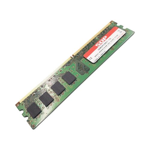 Barrette Mémoire 1Go Ram Ddr2 Sqp Ddr2Pc667-1G Dimm Pc2-5300U 2Rx8