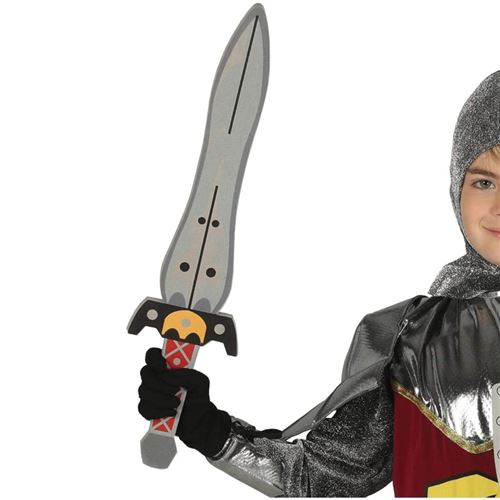 Accessoire de déguisement - épée chevalier médiéval mousse eva 53cm gris - 17294 Fiestas Guirca