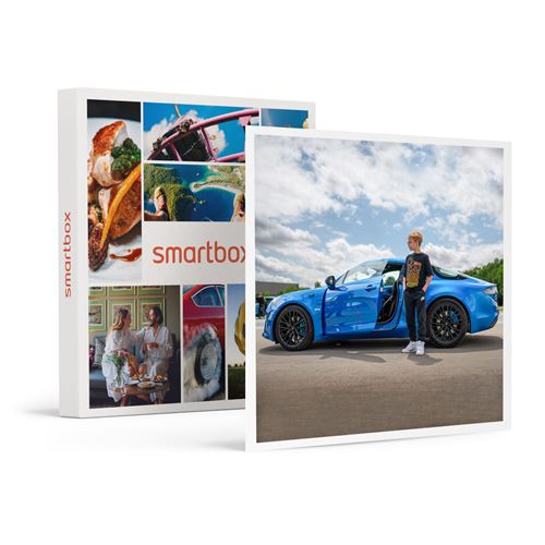 SMARTBOX - Coffret Cadeau Stage de pilotage enfant : 4 tours de circuit en Lamborghini Gallardo et en Alpine A110 S-Sport & Aventure