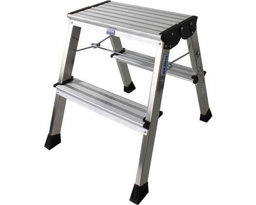 Marche-pieds pliables en aluminium Krause 130037 Hauteur de travail (max.) 2.44 m