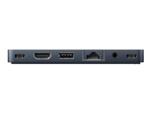 HyperDrive DUO PRO 7-in-2 - Station d'accueil - pour tablette, ordinateur portable, ordinateur portable - USB-C x 2 - HDMI - 1GbE