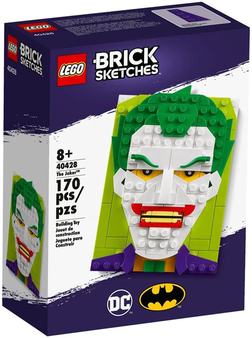 LEGO® Brick Sketches™ 40428 Le Joker DC / Batman