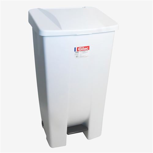 GILAC Poubelle &Agrave; P&eacute;dale Eco 120 L Avec Roulettes Et Couvercle - 