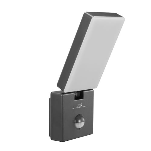 Non Communiqué Gris Lampe Applique Led Maclean Mce516 Gr Avec Détecteur De Mouvement Pir E 10W Ip65 800Lm 4000K