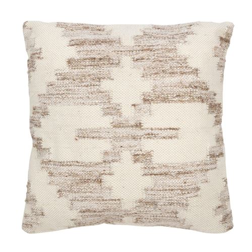 Non Communiqué Beige Coussin Déco "Croix" 60X60cm