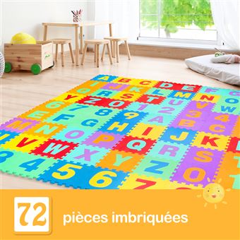 Tapis de jeu Puzzle pour bébé, tapis de jeu en mousse EVA, tapis