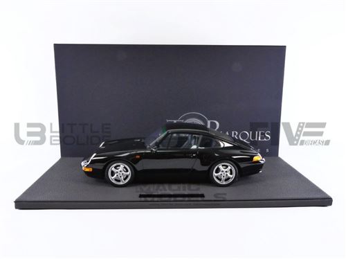 Voiture Miniature de Collection TOP MARQUES COLLECTIBLES 1-12 - PORSCHE 911 / 993 Carrera - 1994 - Black - TM12-18D