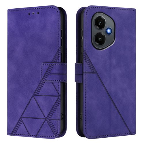 Coque Portefeuille Pour Honor 400 Smart - Cuir PU, Relief Papillon 3D, Rangements Cartes, Fonction Stand - Violet Clair