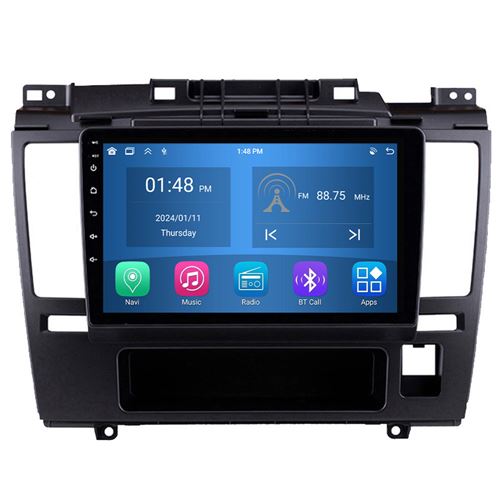 Autoradio RoverOne® Bluetooth CarPlay Android Auto Navigation 4Go RAM 64Go ROM pour Nissan Tiida C11 2004-2013