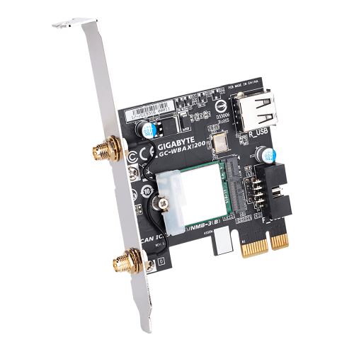 Carte Reseau Gigabyte Gc Wbax Pci E Wi Fi E Bluetooth Mo S