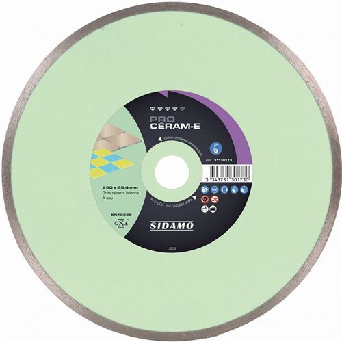 Non Communiqué Disque Diamant Sidamo Pro Céram-E - Ø 250 X 25.4 X 8 Mm - 11130173