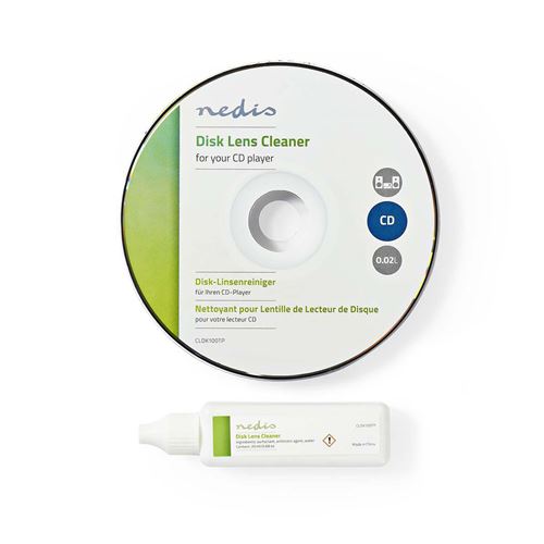 CD de Nettoyage Nedis CLDK100TP Transparent