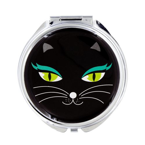 Miroir de poche - Lady Look Black Cat - Pylones