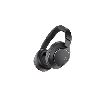 HP Poly Voyager Surround 85 - Voyager Surround 80 series - micro-casque - circum-aural - Bluetooth - sans fil - Suppresseur de bruit actif - USB-C via un adaptateur Bluetooth - noir - certifié UC - 1