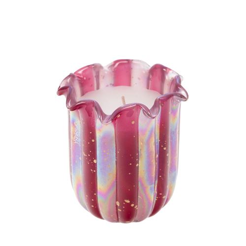 Non Communiqué Rose Bougie Andy 10 Cm - Amadeus - Verre