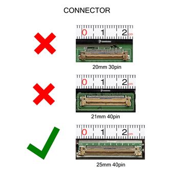 Écran LCD LED 15.6" 1920x1080 120Hz - Compatible Universel - 40 Broches - Neuf