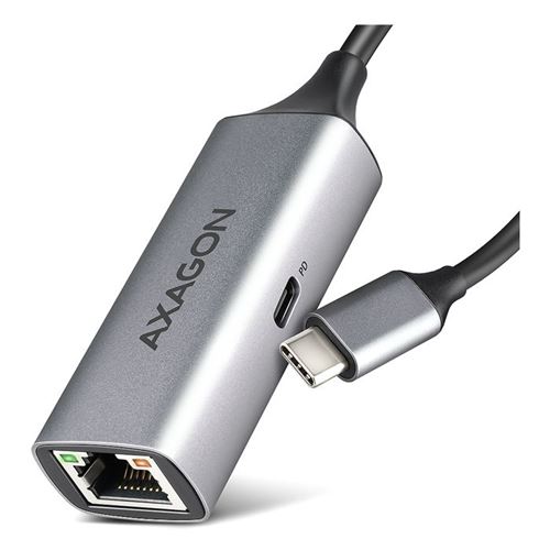 Axagon ADE-TXPD USB-C Gigabit-Ethernet-Adapter mit PD 100W