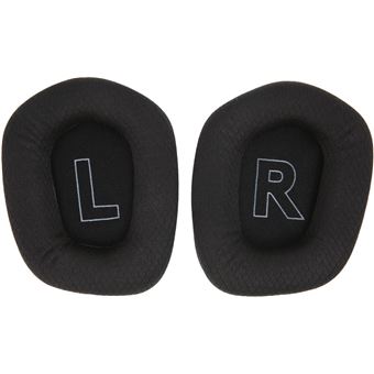 SOULWIT 4 Peças De Capa Protetora Espuma Para Microfone Com Filtro Pop Fones Ouvido Logitech H390/G432/G733, Séries G/H/G Pro/Zone, Protetor Contra Vento - Preto