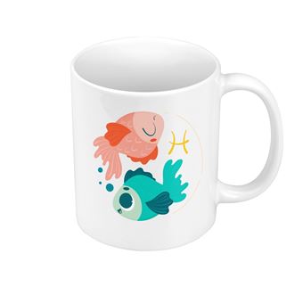 Ancien Mug Tasse Signe du Zodiaque ARCOPAL POISSONS