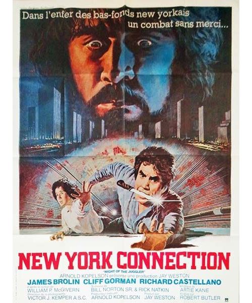 New York CONNECTION -Fort Bronx/Night Of The Juggler - 1980 - Robert Butler - 116X158cm - Affiche de cinéma originale pliée