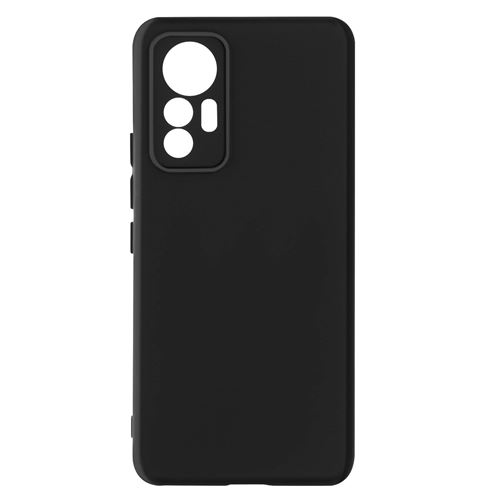 Coque pour Xiaomi 12 Lite Silicone Semi-rigide Finition Soft-touch Fine Avizar noir