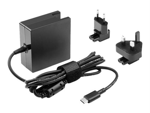 CoreParts - Adaptateur secteur - 65 Watt - noir - pour ThinkBook 13s G2 ARE; 14 G2 ITL; 15 G2 ITL; ThinkPad E14 Gen 2; L13 Gen 2; P14s Gen 1