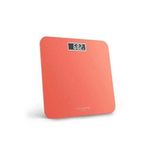 Pèse-Personne - Rowenta - Premiss 2.0 - Plateau Verre Trempé 30X30 Cm - 160 Kg (100 G) - Ultra-Plat 2,2 Cm