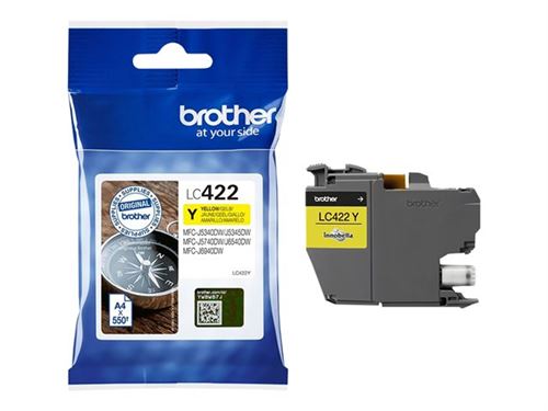 Cartouche d encre Brother LC422 Jaune