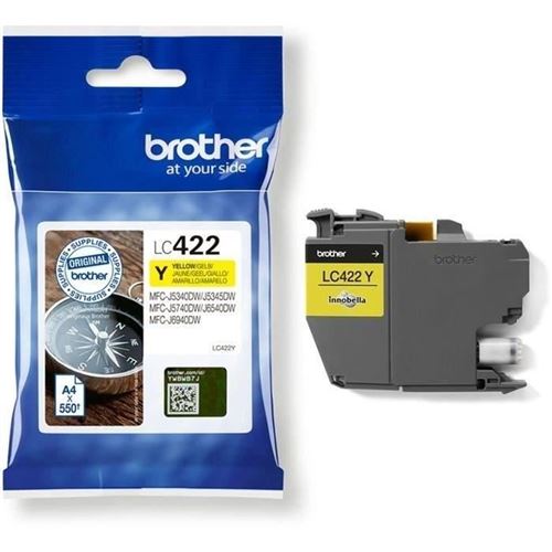 Cartouche d'encre jaune Brother LC d'origine - vue 7