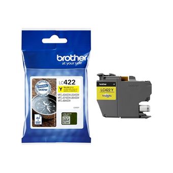 Brother LC422Y - Jaune - original - cartouche d'encre - pour Brother MFC-J5340DW, MFC-J5340DWE, MFC-J5345DW, MFC-J5740DW, MFC-J6540DW, MFC-J6940DW