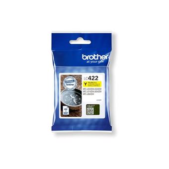 Brother LC422Y - Jaune - original - cartouche d'encre - pour Brother MFC-J5340DW, MFC-J5340DWE, MFC-J5345DW, MFC-J5740DW, MFC-J6540DW, MFC-J6940DW