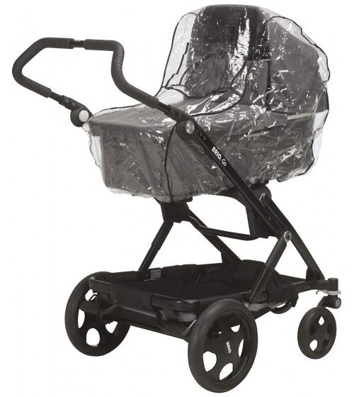 Playshoes housse de pluie universelle pour poussette transparente