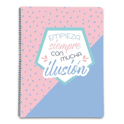 Cahier Couverture Polypropylene A4 5X5 Microperforado Amelie Pastel Collection
