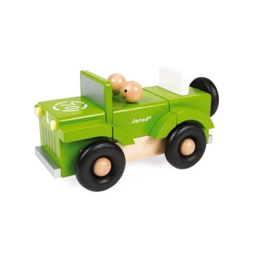 JANOD Kit magnétique voiture 4 x 4 9 pieces