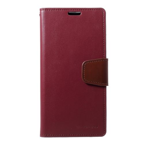 Etui en PU journal sonate rouge vin pour votre Samsung Galaxy S10