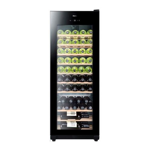 Haier WS50GA - Wijnkoeler - vrijstaand - breedte: 50 cm - diepte: 54 cm - hoogte: 127 cm - klasse G - zwart