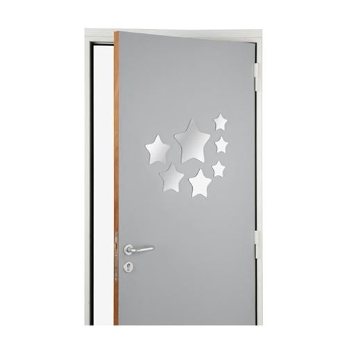 lot de 7 miroirs adhésifs etoile