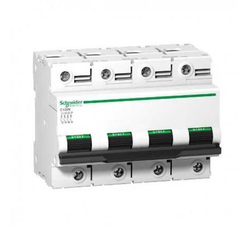 Schneider Electric Blanc Disjoncteur 80 A - C120n - 4P - Courbe C - 10 Ka
