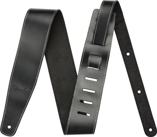 Fender Broken-In Leather Strap, Black 2.5 Sangles Et Courroies - Image 3