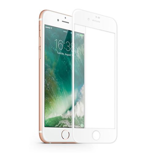 KMP Creative Lifestyle Products 1417666002 Coque pour Apple iPhone 8 Plus Frame Blanc