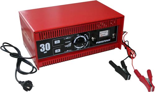 Absaar Chargeur de batterie professionnel 12/24 Volt 25-350 Ah 40A red