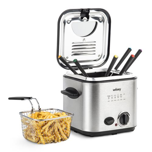 WEASY TB600 Friteuse et fondue 2 en 1 1.2l